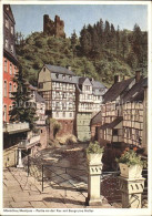 72096516 Monschau Partie An Der Rur Mit Burgruine Haller Monschau - Monschau