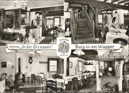 72096463 Burg Wupper Gasthaus In Der Strassen Hotel Restaurant Kaminzimmer Wappe - Solingen