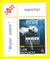 MONACO 2022 The Polar Mission Exhibition At The Oceanographic Museum Of Monaco - Unused Stamps