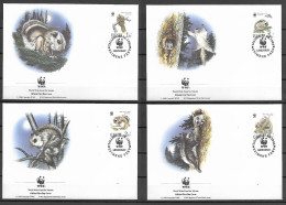 Estonia 1994 Animals - Pteromys Volans - WWF FDC - Andere & Zonder Classificatie