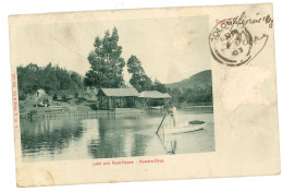 SRI LANKA CEYLON LAKE AND BOAT HOUSE NUWARA ELIYA 1903 - Sri Lanka (Ceilán)