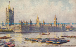 R140351 Houses Of Parliament From St. Thomas Hospital. Tuck. Oilette. No 7898. 1 - Monde