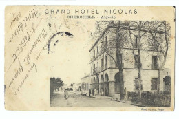 32597 - Grand Hotel Nicolas Cherchell Circulé 1904 - Autres & Non Classés