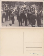 Foto  Musik-Kapelle, Militär Feuerwehr Oder Plizei 1936 Privatfoto - Music And Musicians