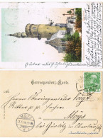 Postcard Karlsbad Karlovy Vary Blick Auf Die Stephanienwarte 1908  - Tchéquie