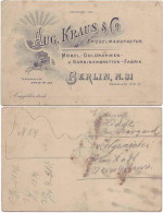 Postcard Ohne Angabe Aug. Kraus & Co - Spiegelmaufaktur  - Publicité