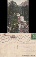 Postcard Vysoké Tatry Wasserfall Und Brücke 1913  - Slowakije
