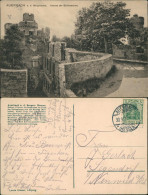 Ansichtskarte Auerbach (Bergstraße)-Bensheim Inneres Der Schlossruine. 1913 - Bensheim