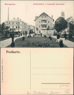 Ansichtskarte Bad Wörishofen Denkmalplatz U. Kuranstalt Geromiller. 1912 - Bad Woerishofen