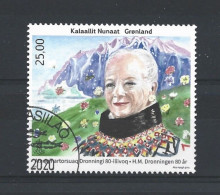 Greenland 2020 Queen Margrethe II 80th Birthday Y.T. 817 (0) - Gebruikt