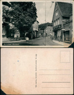 Ansichtskarte Eberstadt-Darmstadt Straßenpartie, Geschäfte 1932 - Darmstadt