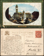 Postcard Birmingham Chamberlain Square 1912 Passepartout - Altri & Non Classificati