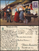 Postcard Hortobagy Hortobágy Typen Postbote Und Bauern Magyar 1933 - Ungarn
