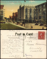 Postcard Boston Boylston St. Cor. Berkeley 1917 - Other & Unclassified