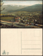 Postcard Mariental-Schreiberhau Szklarska Poręba Bahnhof Und Stadt 1912 - Schlesien