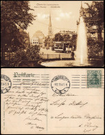 Ansichtskarte Chemnitz Straßenbahn, Straße Petrikirche 1910/1911 - Chemnitz