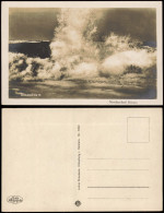 Ansichtskarte Büsum Windstärke 13 - Fotokarte Wellen 1930 - Other & Unclassified