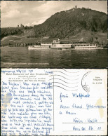 Ansichtskarte  Rhein (Fluss) Schiff Dampfer DRACHENFELS Passiert Burg 1960 - Unclassified