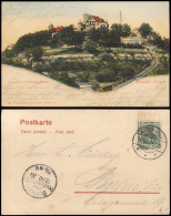 Ansichtskarte Weißer Hirsch-Dresden Luisenhof Mit Drahtseilbahn. 1903 - Dresden