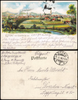 Ansichtskarte Zittau Litho AK Stadt Vom Eckartsberge 1916 - Zittau