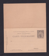 30 C. Rohrpost-Doppel-Ganzsache (RP 16) - Ungebraucht - 1876-1898 Sage (Type II)