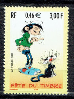 Fête Du Timbre : Gaston Lagaffe (timbre De Feuille) - Ongebruikt