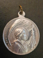 Médaillon Médaille Religieuse Pendentif "Bienheureuse Jeanne D'Arc " Religious Medal - Religion & Esotericism