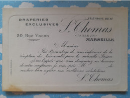 MARSEILLE S THOMAS TAILLEUR 50 RUE VACON - Textile & Vestimentaire