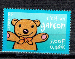 Timbre Pour Naissance : "c'est Un Garçon" - Unused Stamps