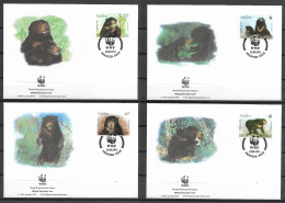 Laos 1994 Animals - Malay Bear - WWF FDC - Ours