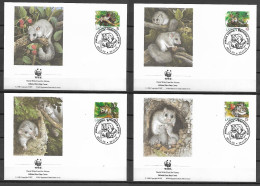 Latvia 1994 Animals - Fat Dormouse - WWF FDC - Autres & Non Classés