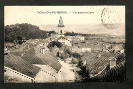 52 - ROMAIN SUR MEUSE - Vue Panoramique - 1928 (version Noir Et Blanc) - Autres & Non Classés