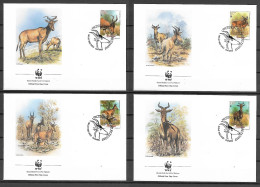 Mozambique 1991 Animals - Hartebeest - WWF FDC - Otros & Sin Clasificación