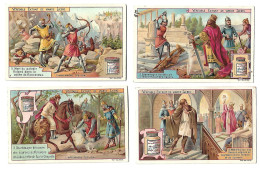 S 372, Liebig 6 Cards, Charlemagne ( Spots Backsides)(ref B6) - Liebig