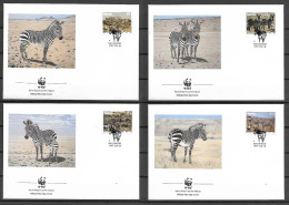 Namibia 1991 Animals - Mountain Zebra - WWF FDC - Other & Unclassified