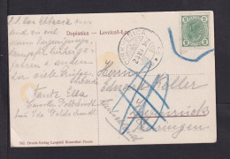 1907 - 5 H. Österreich Auf Karte Ab CIRKVENICA Nach Ziegenrück - Nachporto Gestrichen - Croatia