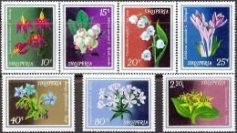 ALBANIA 1974, FLORA, FLOWERS, COMPLETE, MNH SERIES With GOOD QUALITY, *** - Albania