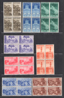 1946 REPUBBLICA Avvento Della Repubblica, 8 Valori, Nuovi MNH** QUARTINA - Autres & Non Classés