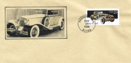 USA. Voiture CORD 1929. Letter From PASADENA, California - Autos