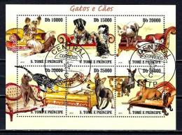 Chiens Saint Thomas Et Prince 2010 (55) Yvert N° 3396 à 3401 Oblitérés Used - Dogs