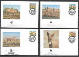 Sudan 1994 Animals - African Wild Ass - WWF FDC - Otros & Sin Clasificación