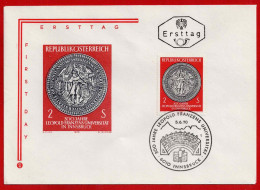 FDC 300 Jahre  Leopold-Franzens-Universität  Vom 5.6.1970 - ANK 1356 - Kat. Preis 2,50 - FDC