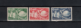 Monaco 1949 UPU 75th Anniversary 3 Stamps MNH - U.P.U.