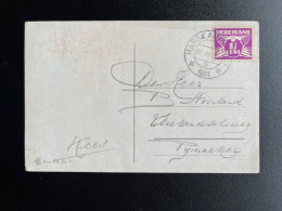 NETHERLANDS 1931 POSTCARD HARSKAMP TO PIJNACKER 22-09-1931 NEDERLAND - Briefe U. Dokumente