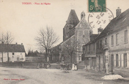 REF.AD . CPA . 27 . TOURNY . PLACE DE L'EGLISE - Other & Unclassified