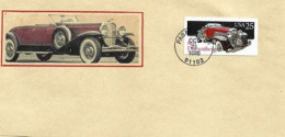 USA. Voiture DUESENBERG 1935. Letter From PASADENA, California - Cars