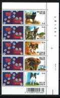 België 3064/3068 - Belgische Rashonden, Chiens De Race Belges, Dogs - Ungebraucht