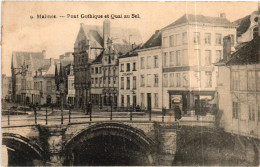 MECHELEN / GOTISCHE BRUG EN ZOUTKAAI - Mechelen