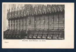 Malines. Cathédrale Saint-Rombaut. Les Stalles.  Ca 1900 - Malines