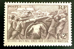 1941 FRANCE N 497 - SECOURS NATIONAL ENTRAIDE D’HIVER DU MARÉCHAL - NEUF** - Nuovi